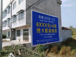 黄石墙体广告质量分析