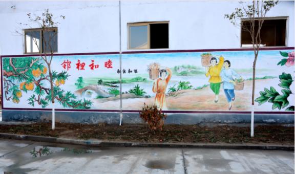黄石乡镇文化墙 乡风文明焕发新活力