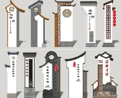 黄石美丽乡村标识标牌有哪些分类？