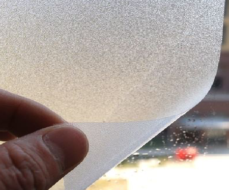 黄石玻璃门外面粘广告用什么材料好？