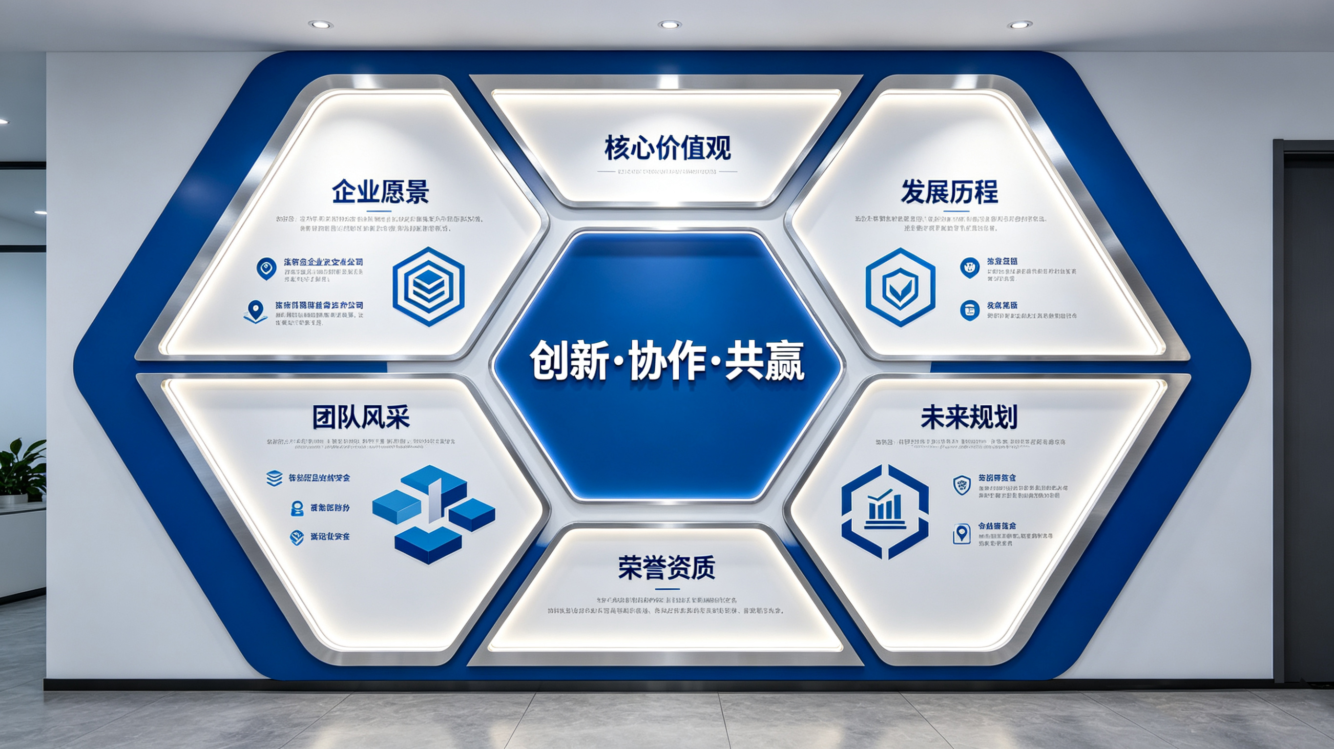 黄石企业文化墙六边形避坑指南（新手常犯5个错误）